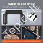 221 cm olimpinė štanga su laikikliu | Plieninė štanga – 315 kg apkrova jėgos ir kultūrizmo treniruotėms - Image 5