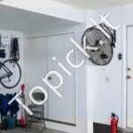 Sieninis pramoninis ventiliatorius, 57 cm skersmens, 4150 CFM oro srautu | 3 greičiai, atsparus vandeniui, skirtas sandėliams, šiltnamiams, dirbtuvėms ir terasoms - Image 7