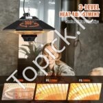 Lubinis infraraudonųjų spindulių šildytuvas 2000 W - Image 2