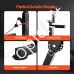 Reguliuojamas treniruoklių suolelis su atlošu, 272 kg talpa, sulankstomas dizainas - Image 5