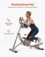 Reguliuojamas pilvo preso treniruoklis – profesionalus pilvo raumenų treniruoklis namams ir sporto salei, apkrova iki 136 kg - Image 8