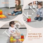 Magnetinių konstruktorių rinkinys vaikams – 56 dalių - Image 3