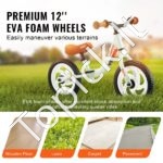 Vaikiškas balansinis dviratis 1–5 m. vaikams - 860x465x510mm - Image 7