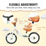 Vaikiškas balansinis dviratis 1–5 m. vaikams - 860x465x510mm - Image 6
