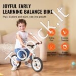 Vaikiškas balansinis dviratis 1–5 m. vaikams - 860x465x510mm - Image 4