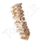 Medinis kaladėlių bokštas 150x150x540mm - Image 10