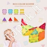 Magnetinių konstruktoriaus blokelių rinkinys vaikams – 32 dalių - Image 2