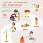 Magnetinių konstruktoriaus blokelių rinkinys vaikams – 32 dalių - Image 4