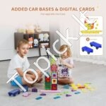 121 dalių Magnetinių Kaladėlių Rinkinys Vaikams | Kūrybiškas ir Lavinantis Žaislas su Spalvingomis Formomis - Image 2