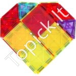 121 dalių Magnetinių Kaladėlių Rinkinys Vaikams | Kūrybiškas ir Lavinantis Žaislas su Spalvingomis Formomis - Image 9