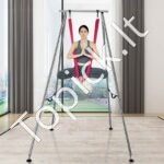 Aerial jogos hamakas su stovu – raudonas oro jogos rinkinys 6 x 2,6 m - Image 7