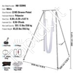 Aerial jogos hamakas su stovu – oro jogos sistema 6 x 2,6 m - Image 6