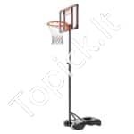Reguliuojamo aukščio lauko krepšinio stovas 152–213 cm – mobilus basketball stovas su lenta, ratukais ir užpildomu pagrindu - Image 7