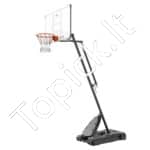 Reguliuojamo aukščio profesionalus krepšinio stovas 231–305 cm – mobilus lauko basketball rinkinys vaikams ir suaugusiems - Image 7