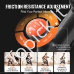 Stacionarus dviratis su LCD ekranu – reguliuojamas pasipriešinimas, patogus sėdynės ir vairo aukščio reguliavimas, treniruotėms namuose - Image 7