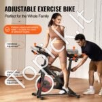 Stacionarus dviratis su LCD ekranu – reguliuojamas pasipriešinimas, patogus sėdynės ir vairo aukščio reguliavimas, treniruotėms namuose - Image 4