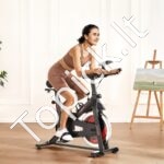 Stacionarus dviratis su LCD ekranu – reguliuojamas pasipriešinimas, patogus sėdynės ir vairo aukščio reguliavimas, treniruotėms namuose - Image 2