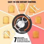 Komercinis pramoninis tosteris su konvejeriu, 150–450 riekelių/val - Image 3