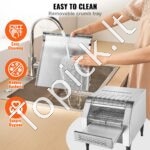 Komercinis pramoninis tosteris su konvejeriu, 150–450 riekelių/val - Image 5