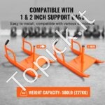 Svorio treniruočių rogės su rankena – traukimo ir stūmimo jėgos treniruoklis iš plieno, tinka 25 mm ir 50 mm svorio diskais - Image 6