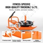 Svorio treniruočių rogės su rankena – traukimo ir stūmimo jėgos treniruoklis iš plieno, tinka 25 mm ir 50 mm svorio diskais - Image 5