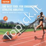 Svorio treniruočių rogės su rankena – traukimo ir stūmimo jėgos treniruoklis iš plieno, tinka 25 mm ir 50 mm svorio diskais - Image 8