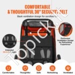 Dvivietė vaikiška dviračio priekaba 54 kg – 2-in-1 vežimėlis su stumimo funkcija, sulankstomas, su universaliu tvirtinimu - Image 6