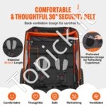 2-in-1 vaikų dviračio priekaba su stumimo funkcija – sulankstomas vežimėlis 2 vaikams, 45 kg talpos - Image 5