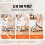 Nerūdijančio plieno sūrio ir sviesto pjaustyklė - Image 2