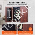 Smiginio lenta su LED apšvietimu – 45 cm MDF dartų lenta - Image 4