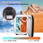 Mini šaldytuvas 2 in 1 - 4L, aušinimas ir šildymas, užrakinamas, juodas - Image 7