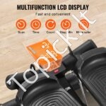 Mini stepperis su sukamaisiais judesiais ir pasipriešinimo juostomis – kompaktiškas treniruoklis namams ir biurui (150 kg) - Image 5