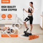 Mini stepperis su LCD ekranu – kompaktiškas treniruoklis namams ir biurui (150 kg) - Image 8