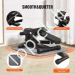 Mini stepperis su LCD ekranu – kompaktiškas treniruoklis namams ir biurui (150 kg) - Image 6