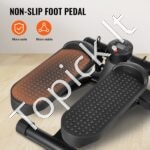 Mini stepperis su LCD ekranu – kompaktiškas treniruoklis namams ir biurui (150 kg) - Image 4