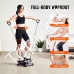 Mini stepperis su pasipriešinimo juostomis – kompaktiškas treniruoklis namams ir biurui - Image 6