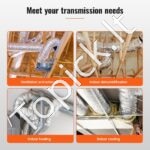 Lanksti aliuminio oro žarna su izoliacija 7,6 m, Ø 130 mm – triukšmą slopinantis ortakis šildymo ir vėdinimo sistemoms - Image 4