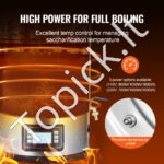 Nerūdijančio plieno alaus virimo įrenginys – 35 L - Image 3