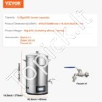 Nerūdijančio plieno alaus virimo įrenginys – 35 L - Image 6