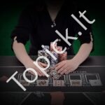 500 vienetų pokerio rinkinys su lagaminu 🎲 Profesionalus kazino rinkinys 9–10 žaidėjų – kortos, žetonai, kauliukai, mygtukai - Image 2