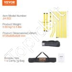 Nešiojamas „Pickleball“ tinklas 672x60x92 cm - Image 6