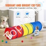 Vaikiškas Pop-up Žaidimų Tunelis | Sulankstomas Tunelis Žaidimams Viduje ir Lauke - Image 3