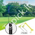 Nešiojamas tinklinio tinklas 9,7 × 2,4 m – aukščio reguliuojamas - Image 4
