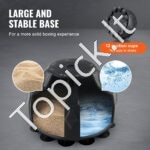 Reguliuojamas bokso refleksinis maišas su stovu ir pirštinėmis – raudonas, treniruotėms namuose ir sporto salėje - Image 5