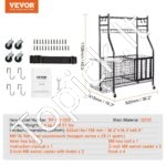 Mobilus sporto įrangos ir kamuolių laikymo stovas - Image 6