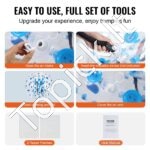 Pripučiamų „Bumper Ball“ kamuolių rinkinys 2 vnt. – 1,2 × 1,03 m ( burbulinis kamuolys ) - Image 4