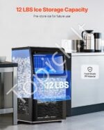 Ledo kubelių aparatas - 34,5 kg/24 val., 5,6 kg talpa, su vandens filtru ir kaušeliu - Image 7