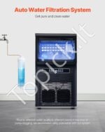 Ledo kubelių aparatas - 34,5 kg/24 val., 5,6 kg talpa, su vandens filtru ir kaušeliu - Image 6