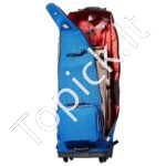 Mėlynas golfo krepšys su ratukais – sportinė golfo tašė lazdų transportavimui, patogus vežimėlis treniruotėms ir kelionėms - Image 8