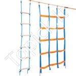 Ninja kliūčių trasa vaikams su 12 kliūčių – Slackline rinkinys 2 x 19,8 m, iki 226 kg apkrova, lauko treniruočių ir žaidimų sistema visai šeimai - Image 10